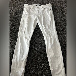 Hollister White Skinny Jeans for Men